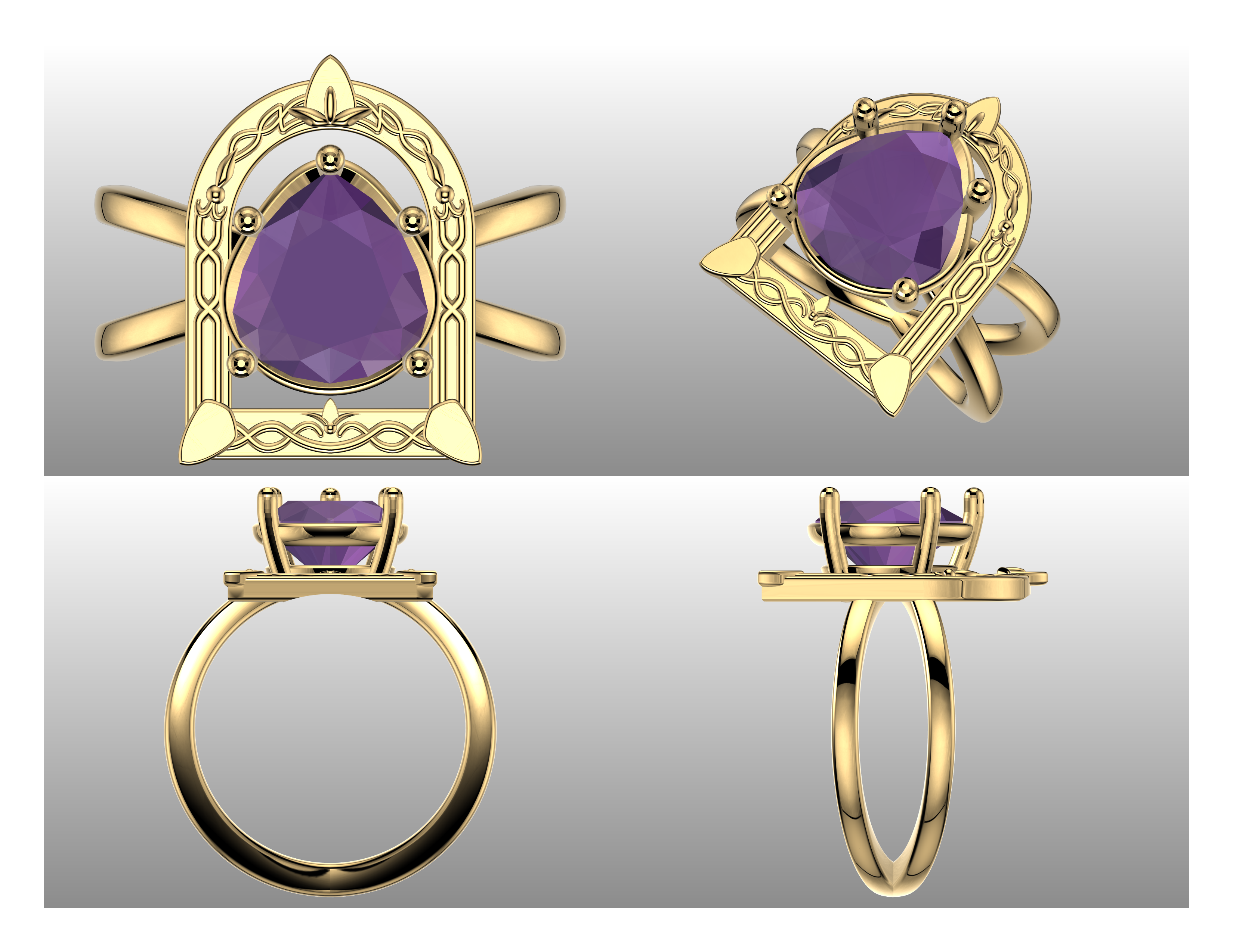Ethereal Window Ring - Daybreak (SETTING ONLY)