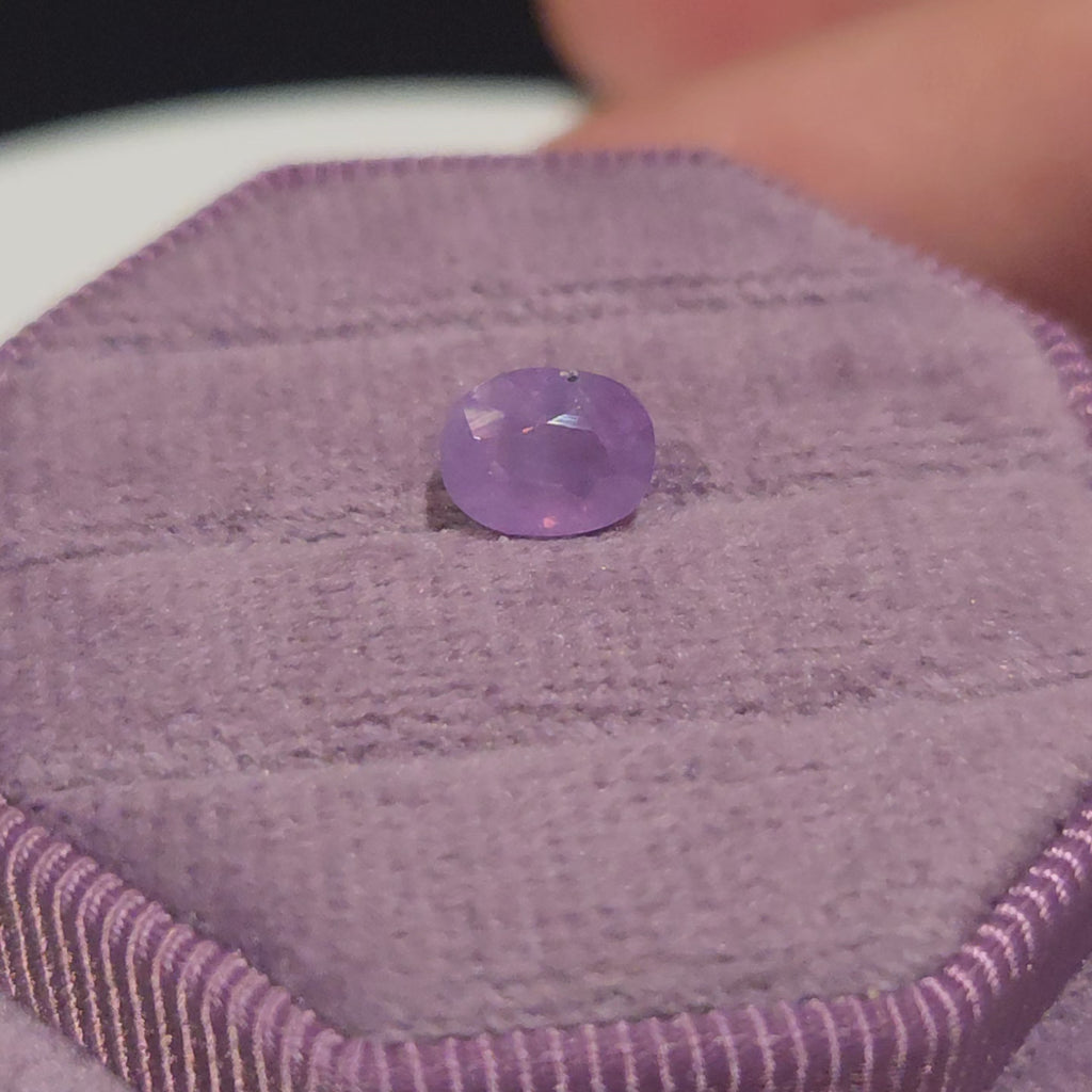 1.25 ct. Oval Ceylon Sapphire, Purple