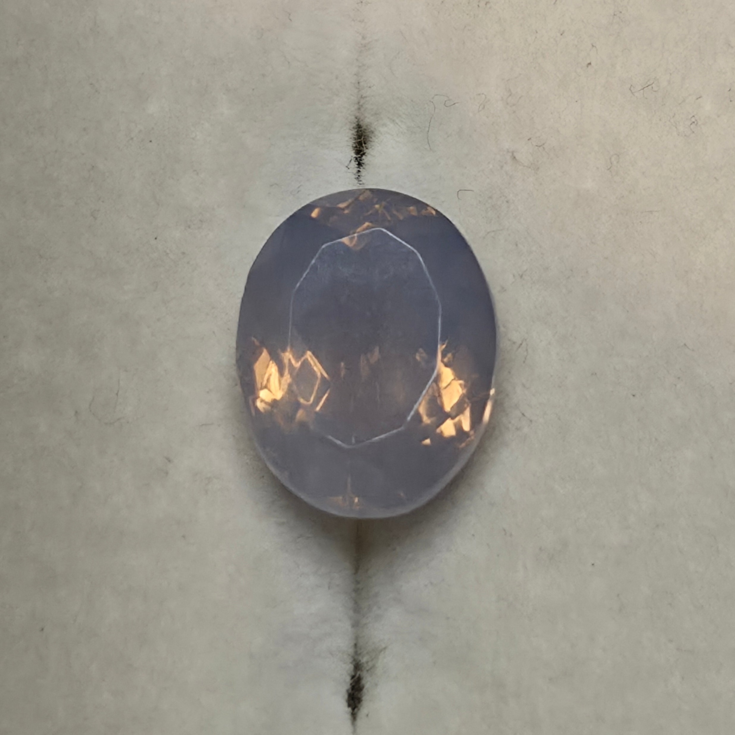 12.7 x 9.9 mm Oval Lavender Quartz