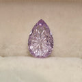 3.1 ct. Fantasy Cut Pear Lab Sapphire, Lavender